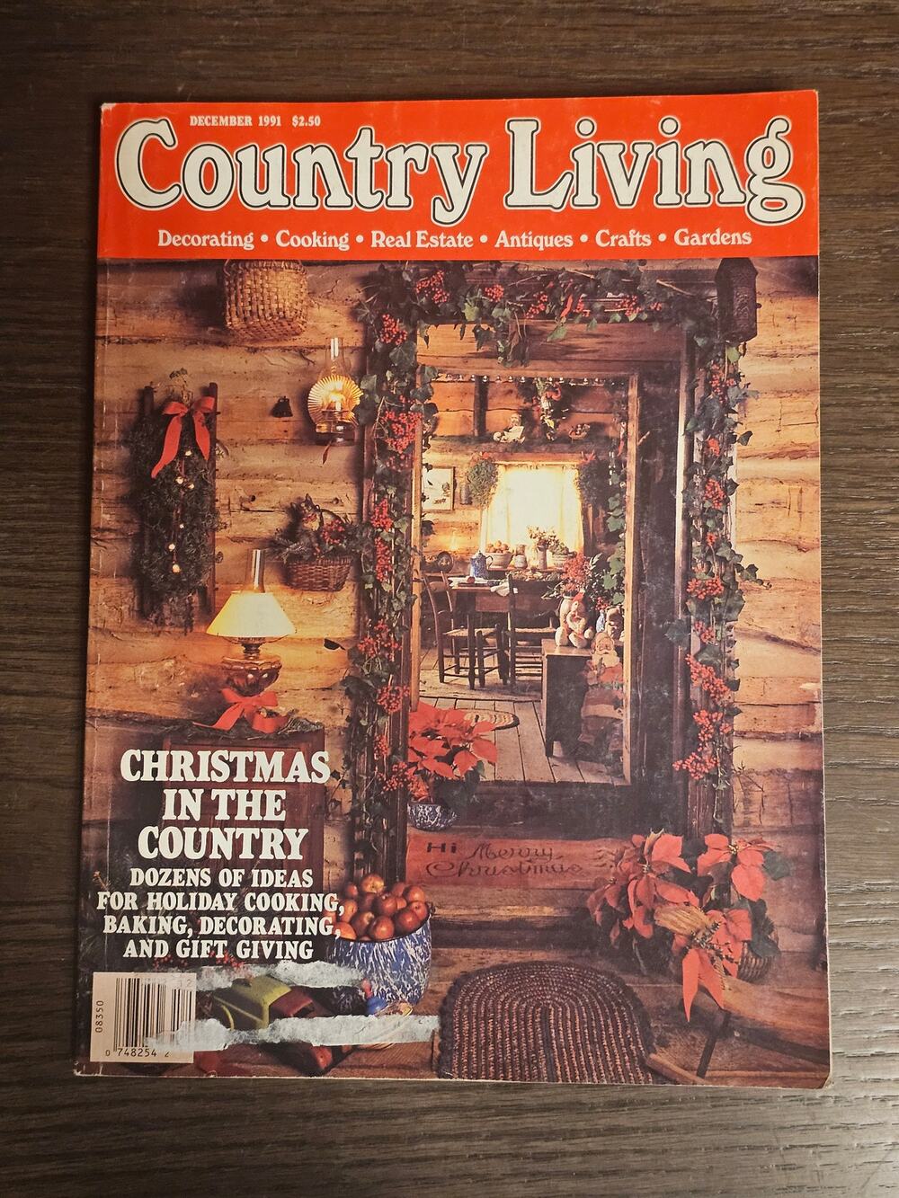 Country Living Magazine December 1991 Holiday Christmas Decorating Crafts